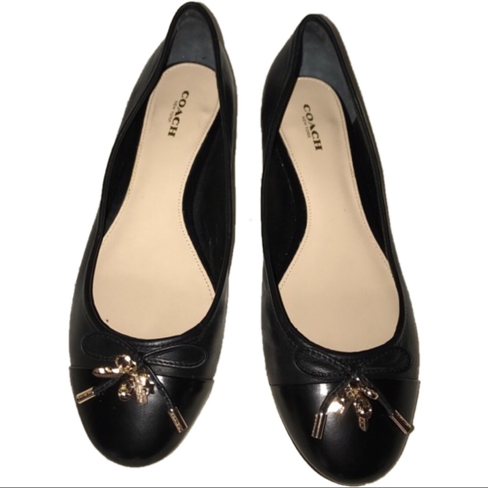 Coach Leather Ballet Flats